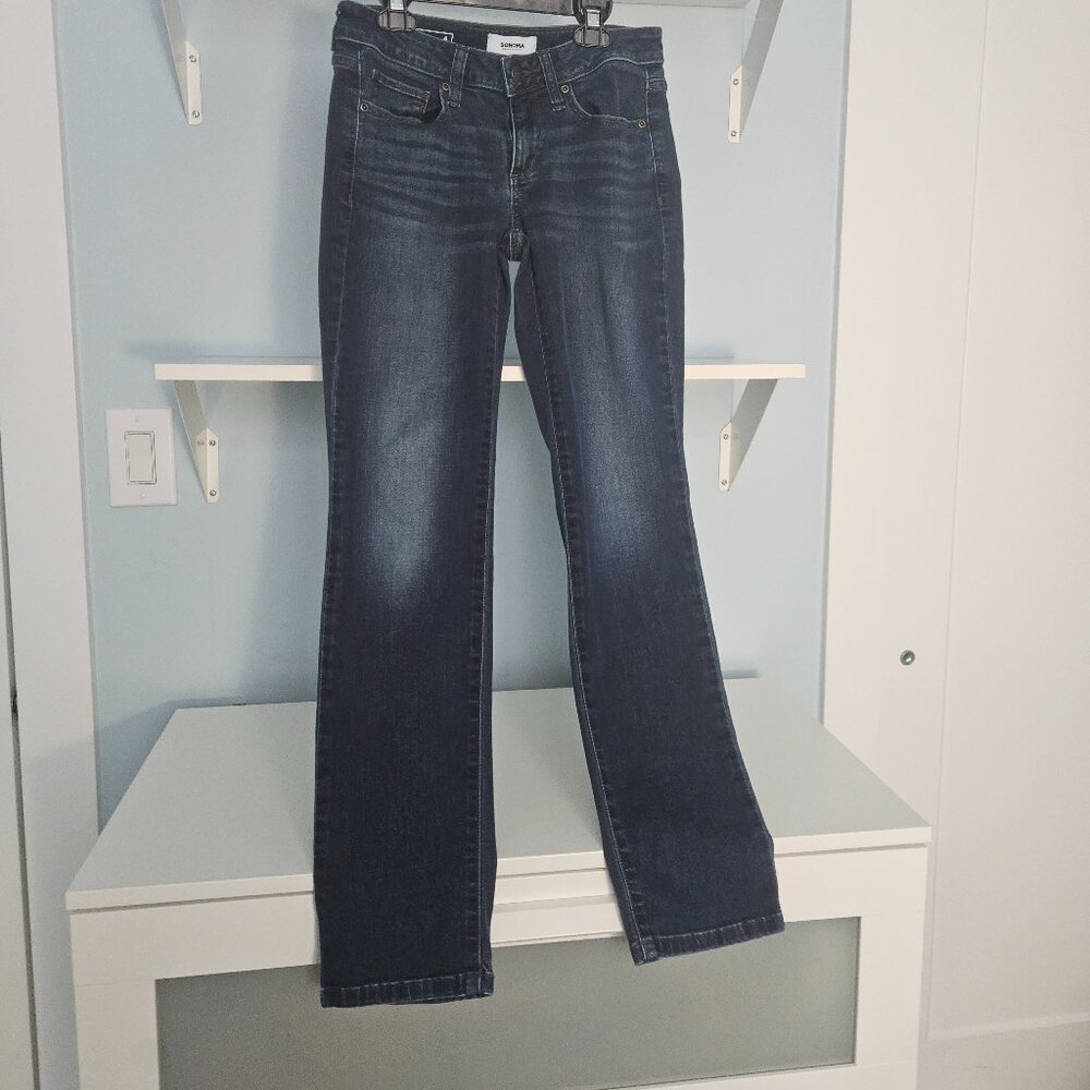 JEANS, SONOMA GOODS FOR LIFE STRAIGHT LEG, SIZE 4